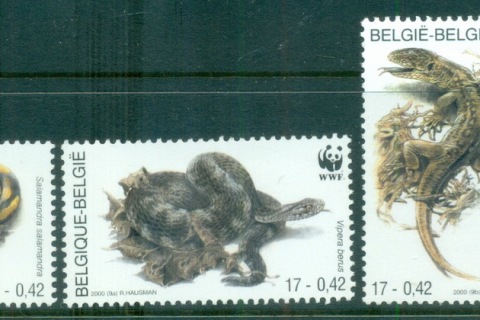 Belgium-2000 WWF Belgian Amphibians & Reptiles