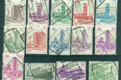 Belgium-1953-57-Railway-Stamps-Asst-FU-lot83629