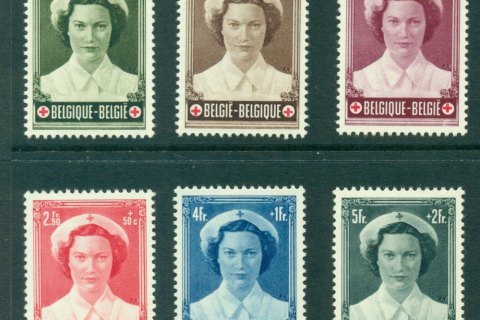 Belgium-1953-Red-Cross-MH-Lot27302