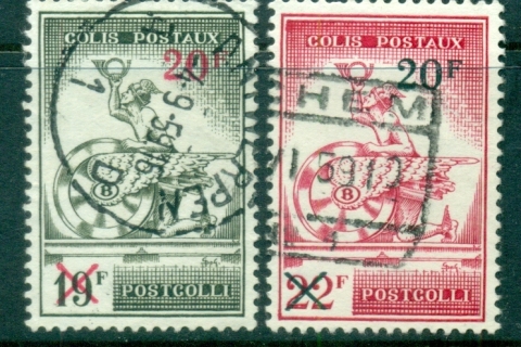 Belgium-1959-Railway-Stamps-FU-lot83635