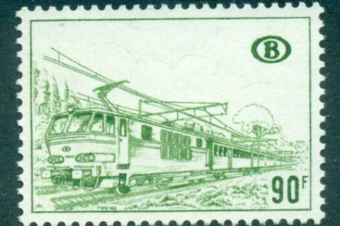 Belgium-1968-73-Railway-Stamp-90f-MUH-lot83638