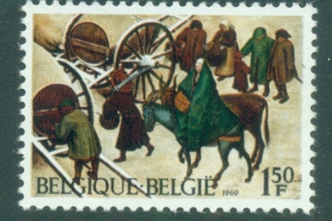 Belgium-1969-Xmas-MLH-lot83323