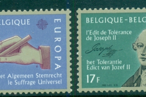 Belgium-1982-Europa-MUH-lot83473
