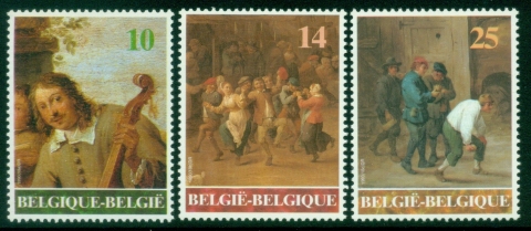 Belgium-1990-Paintings-MUH