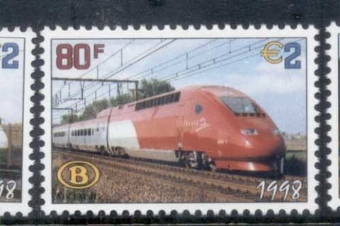 Belgium-1998-Trains-MUH