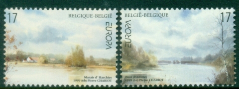 Belgium-1999-EUROPA-Stamps-Nature-Reserves-and-Parks-MUH