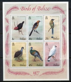 Belize-1977-Birds-of-Belize-MS-MLH