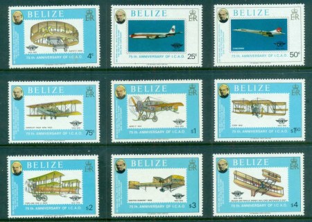 Belize-1979-Powrered-Flight-75th-Anniv