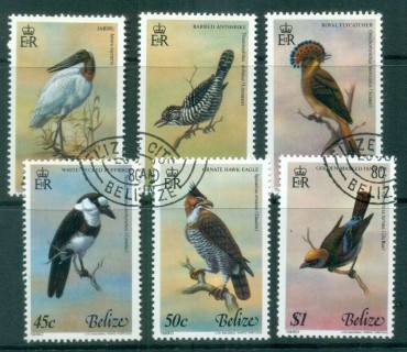 Belize-1980-Birds-of-Belize-CTO