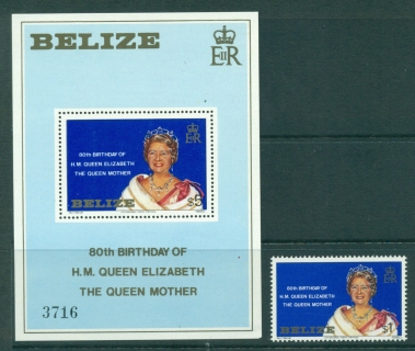 Belize-1980-Queen-Mother-80th-Birthday-MS-MUH-Lot30186