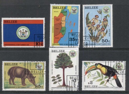 Belize-1981-82-Independence-CTO