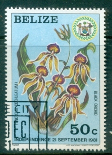 Belize-1981-Independence-50c-CTO