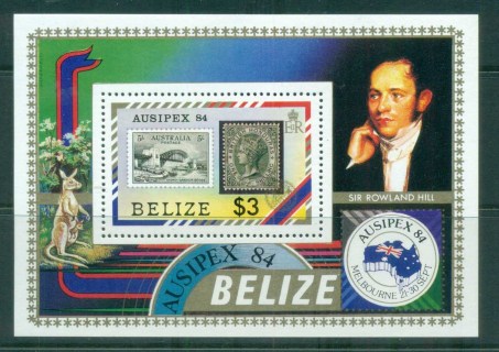 Belize-1984-AUSIPEX-84-MS-MUH