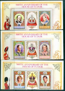 Belize-1984-House-of-Tudor-labels-MLH-lot80868