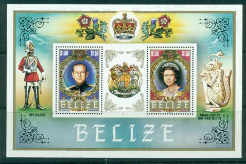 Belize-1984-QEII-Prince-Phillip-MS-MUH-Lot30188