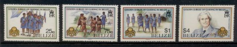 Belize-1987-Girl-Guides-MUH