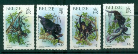 Belize-1987-Indigenous-Primates-MLH-lot80890