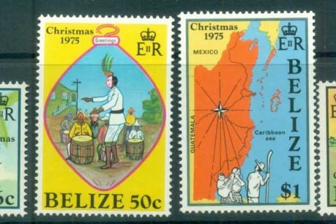 Belize-1975-Xmas-MLH-lot80852