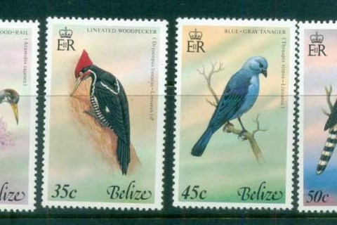 Belize-1979-Birds-MLH-lot80863