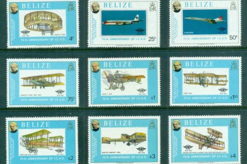 Belize-1979-Powrered-Flight-75th-Anniv