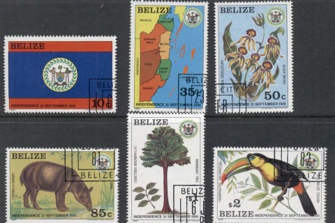 Belize-1981-82-Independence-CTO