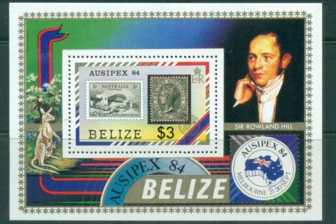 Belize-1984-AUSIPEX-84-MS-MUH