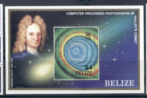 Belize-1986-Halleys-Comet-MS