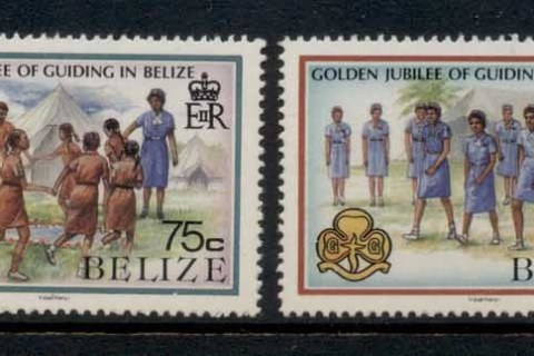 Belize-1987-Girl-Guides-MUH