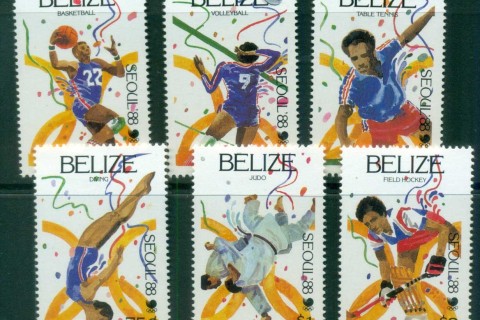 Belize-1988-Seoul-Olympics-MLH-lot80894