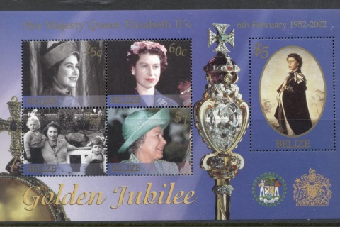 Belize-2002-QEII-Golden-Jubilee-MS-MUH
