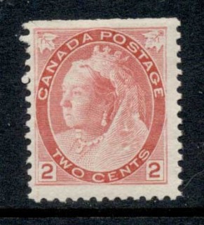 Canada-1898-1902-QV-Portrait-2c-carmine-straight-edge-MLH