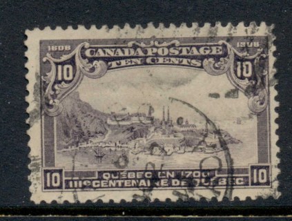 Canada-1908-Quebec-Tercentenary-10c-FU