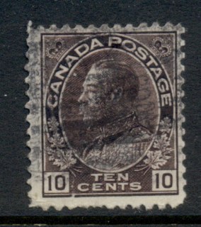 Canada-1911-25-KGV-Portrait-10c-plum-FU_1