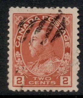 Canada-1911-25-KGV-Portrait-2c-carmine-FU