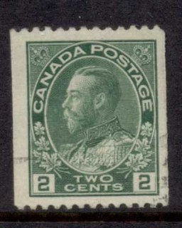 Canada-1915-24-KGV-Admiral-2c-Perf-12-horiz-FU