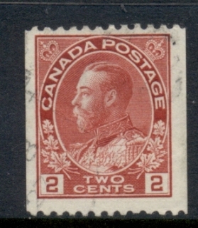 Canada-1915-24-KGV-Admiral-2c-carmine-Coil-pref-12-horiz-FU