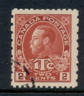 Canada-1916-KGV-Admiral-War-Tax-2c-Die-I-Perf-12x8-FU