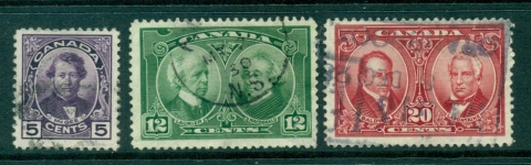 Canada-1927-Famous-men-FU-Lot29290