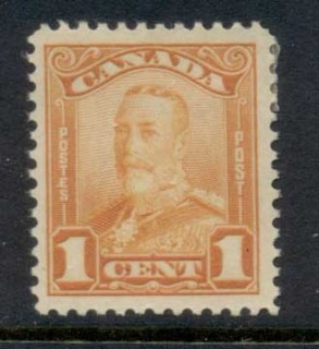 Canada-1928-29-KGV-Portrait-Scrolls-1c-MLH