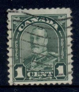 Canada-1930-31-KGV-Arch-Leaf-1c-green-Die-I-FU_1