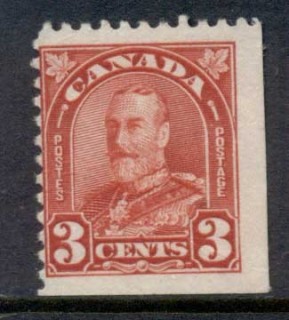 Canada-1930-31-KGV-Portrait-3c-red-MNG