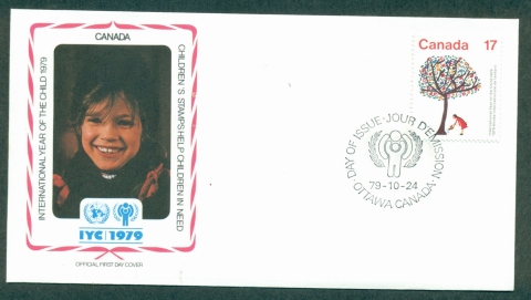 Canada-1979-IYC-International-Year-of-the-Child-FDC-lot31972