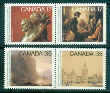 Canada-1980-Academy-of-Arts-2x-pr-MUH-lot46072