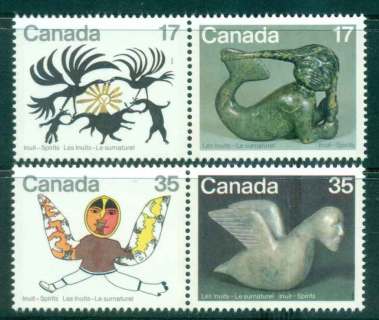 Canada-1980-Eskimo-Art-Works-2x-pr-MUH-lot46082