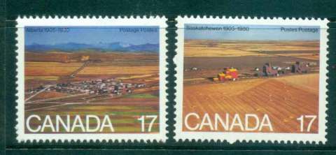 Canada-1980-Saskatchewan-Alberta-MUH-lot46080