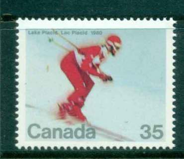 Canada-1980-Winter-Olympics-Downhill-Skiier-MUH-lot46071