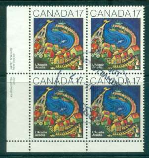 Canada-1981-Acadian-Congress-Blk-4-FU-lot46060