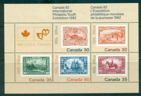 Canada-1982-CANADA-82-Stamp-Ex-MS-MUH-lot46101