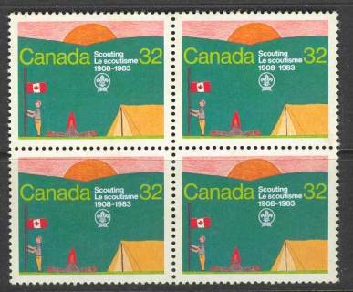 Canada-1983-Scouts-block-4-MUH-Lot11942