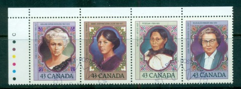 Canada-1993-Canadian-Women-Str-4-FDI-CTO-lot67700